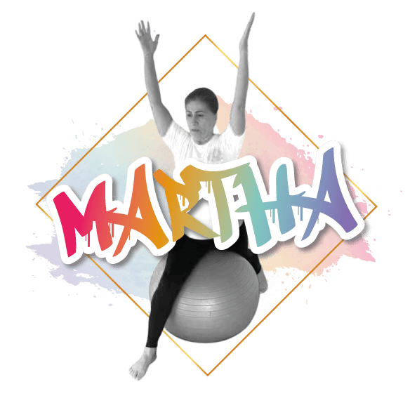 TRAINNER MARTHA PALMA CLASE YOGA BALL